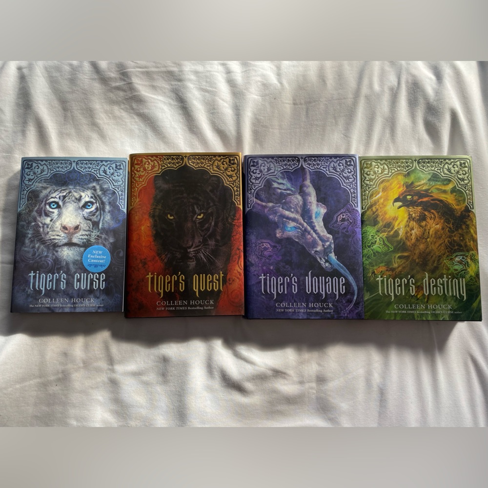 🫧 YA Books, Tiger’s Curse Hardcover Full Series by Colleen Houck